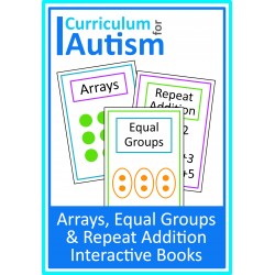 Arrays, Equal Groups, Repeat Addition Interactive Books 